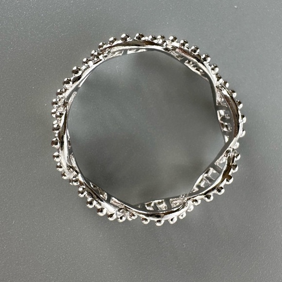 Sterling Silver DNA Infinity Band - Picture 6 of 9